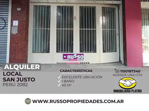 Alquiler local San Justo