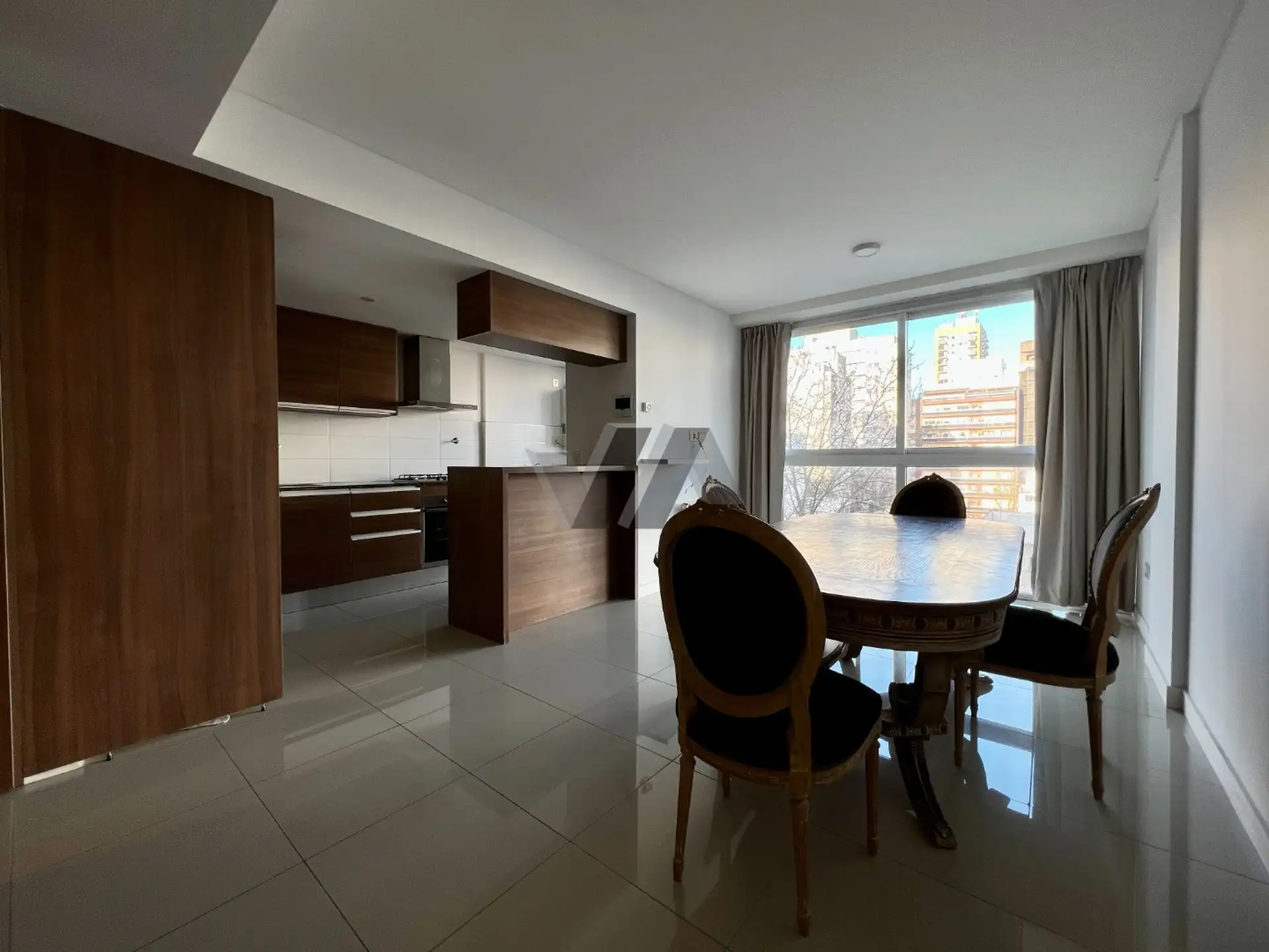 Depto 2 amb, 48m² con cochera — Plaza Mitre