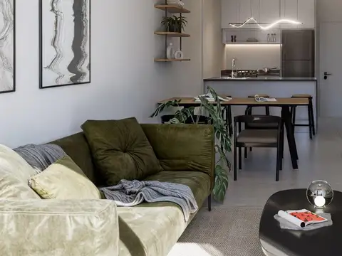 Departamento 2 ambientes con 1 baño