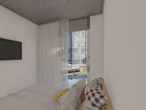 Departamento Monoambiente con 1 baño