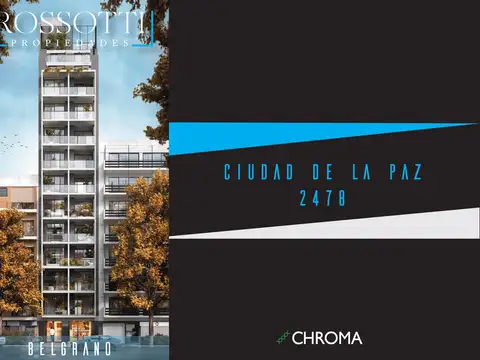 Ciudad de La Paz 2478 - Estudio Profesional - Monoambiente - a Estrenar - 30m2