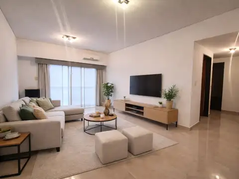 Departamento 2 ambientes frente con balcon impecable y amplio