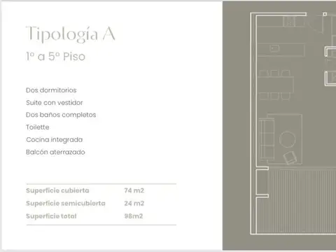 VENTA SEMIPISO 3 AMBIENTES FRENT VILLA DEL PARQUE