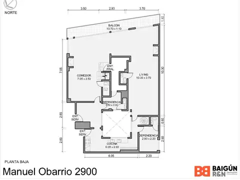 Departamento en Venta de 6 ambientes