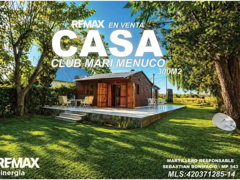 VENTA CASA EN CLUB MARI MENUCO