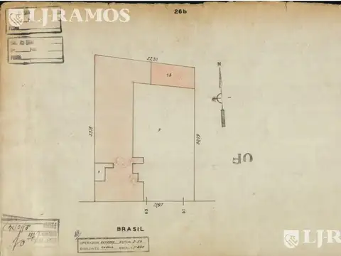 Terreno en Venta de 1853,0 m2
