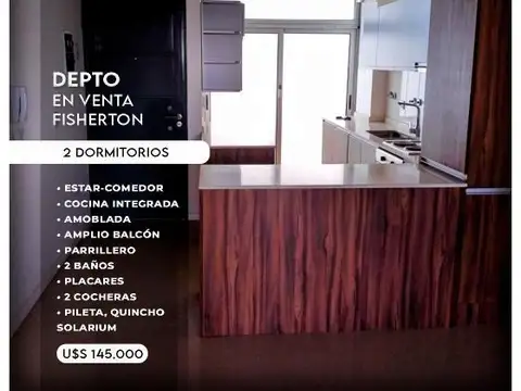 Departamento en Venta de 2 dormitorios