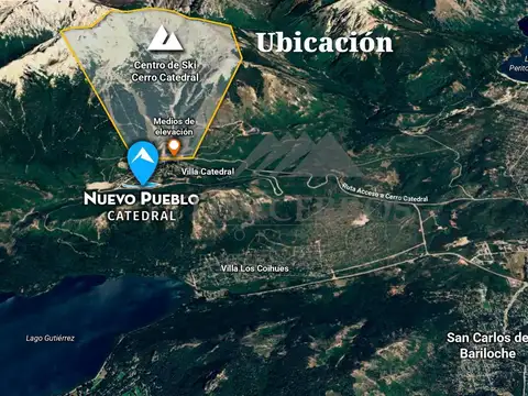 Venta departamento 1 Dormitorio en VIlla Catedral Bariloche -  en Pozo con VIsta al Cerro