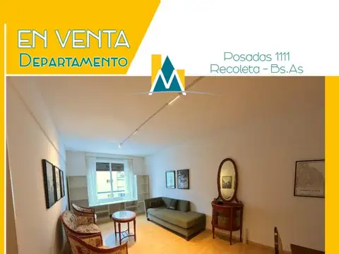 IMPECABLE DEPARTAMENTO EN VENTA - RECOLETA - CABA.