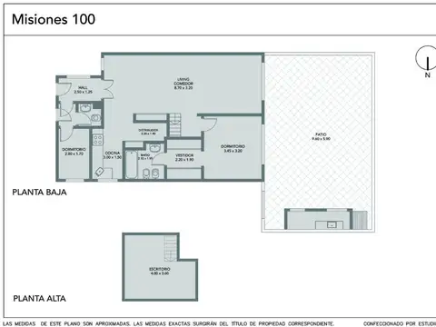 Depto Tipo Casa en Venta al Noroeste