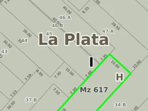 Terreno en Venta en La Plata, USD 280.000