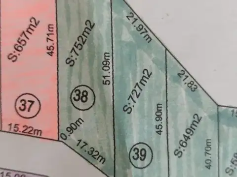 ¡OPORTUNIDAD! LOTE B° BLALCÓN DE LA SIERRA 727 M2