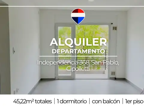 Alquiler departamento 1 dormitorio cipolletti