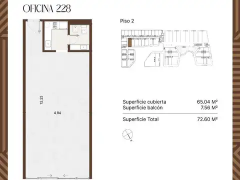 Martin Fierro 3600, Piso 2