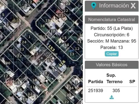 LOTE en venta en Arturo Segui 305 m2