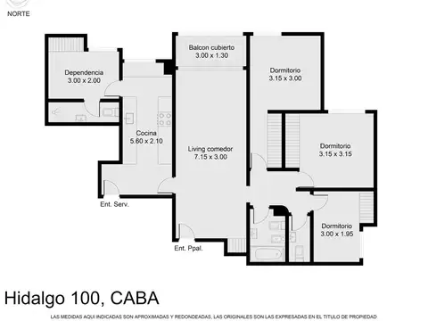 Departamento en Venta en Caballito, USD 200.000