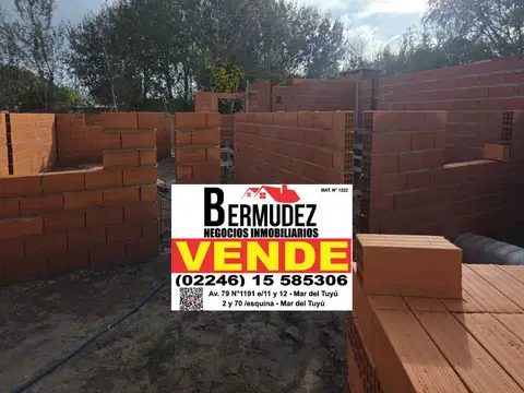 Venta Dúplex 3 Ambientes Al Frente Calle 12 Entre 80 Y 81 Mar Del Tuyu Anticipo Y Cuotas!