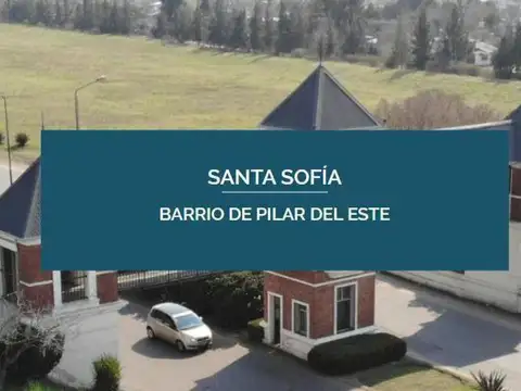 Imperdible Lote en venta en barrio Santa Sofia, Pilar del Es