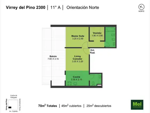 Virrey Del Pino 2300, Piso 11