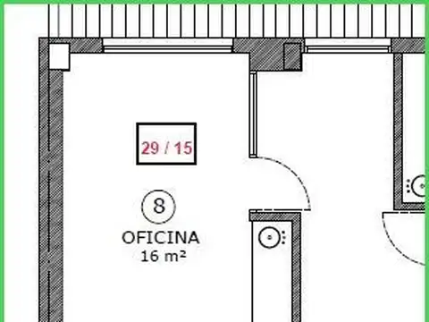 Oficina en Alquiler en Parque Luro, $ 390.000