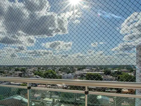 2 amb con cochera - 9 piso con balcón - amplia vista y súper luminoso