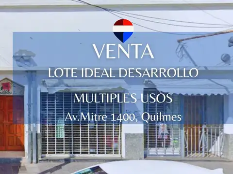 VENTA LOCAL CON SALON DE USOS MULTIPLES QUILMES