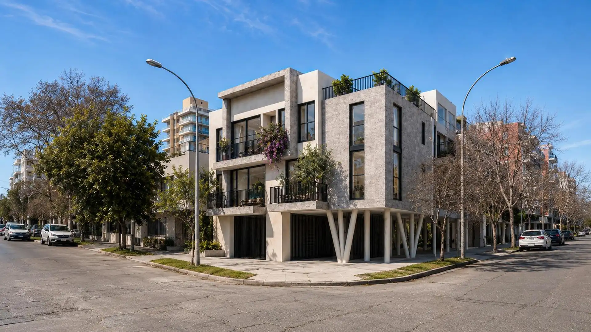 Tríplex 3 amb, 85m² con cochera y terraza propia — Los Troncos