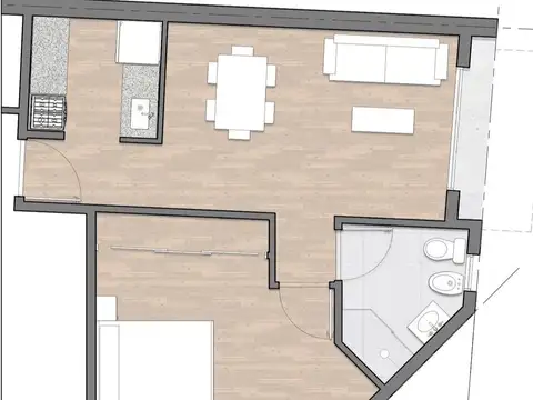 Departamento en venta en Villa Real