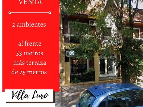 VENTA depto. 2 ambientes al frente sin expensas
