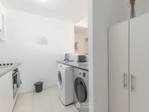 Departamento 2 ambientes con 2 baños