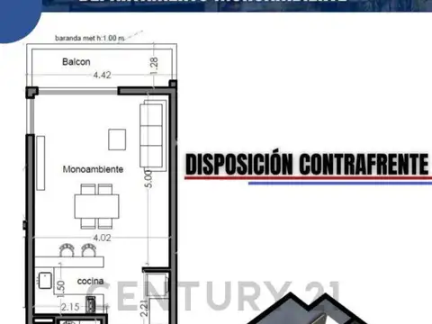 Departamento en Venta con 1 cochera