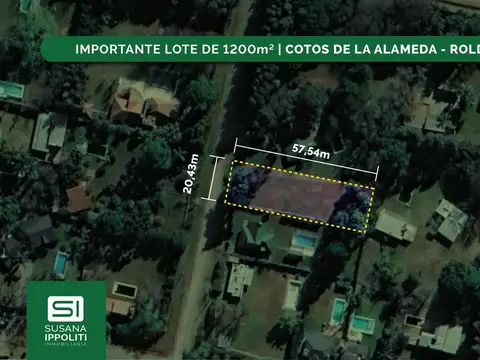 Terreno en Venta de 1175,0 m2