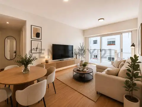 Venta 2 ambientes c/ balcon - reciclado a nuevo - Bajo Belgrano