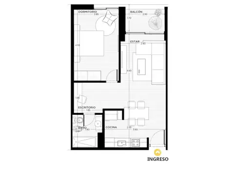 Departamento en Venta en Refinerias, Rosario