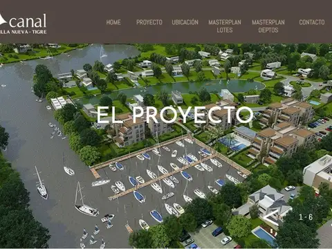 Lote al rio en venta Barrio Nautico Canal Villanueva