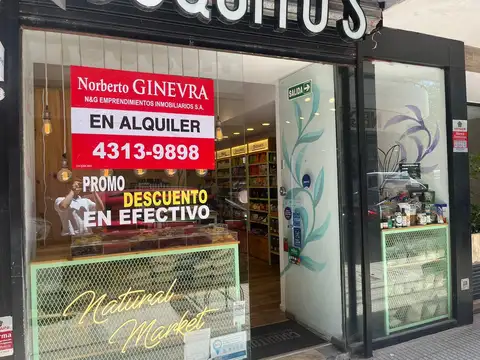 Local en alquiler en recoleta