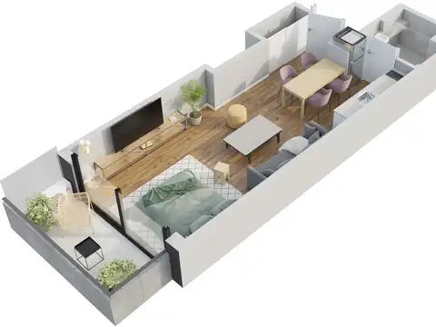 Departamento en Venta en Belgrano, USD 131.100