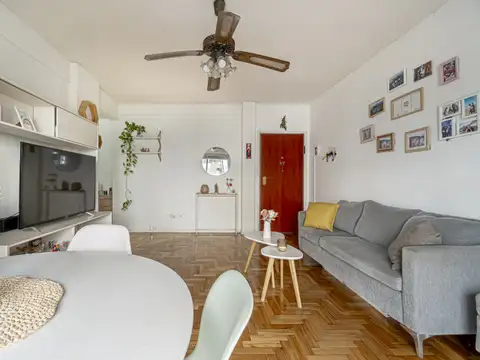 DEPARTAMENTO. 3 AMBIENTES. FRENTE. BALCON CORRIDO