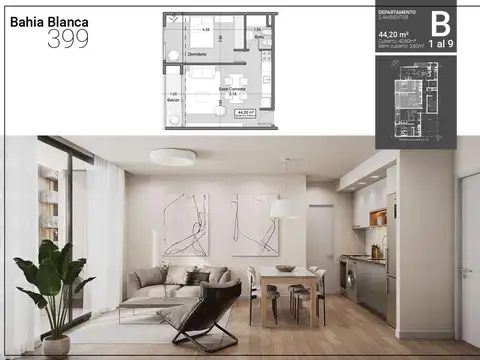 Venta. Departamento. 2 ambientes. En construcción. Amenities. Wilde.