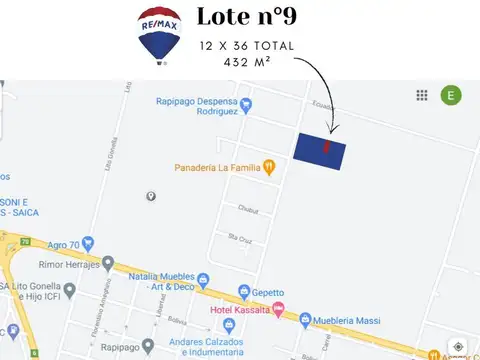 VENTA TERRENO AMPLIO EN ZONA RESIDENCIAL