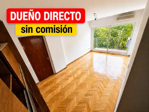 Dueño Directo SIN COMISIÓN  2 Ambientes muy Luminoso con Balcón en Olivos sobre Av. Libertador