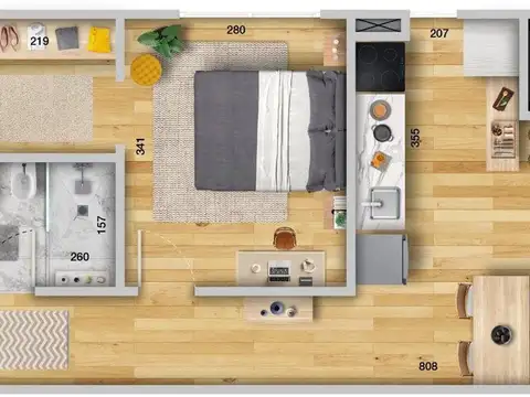 Departamento en Venta con 1 cocheras