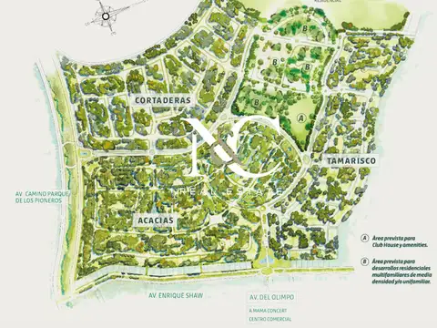 Terreno en venta en Pinamar Norte Barrio Bosques