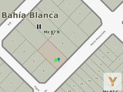 Terreno en Venta 40  mts Fondo