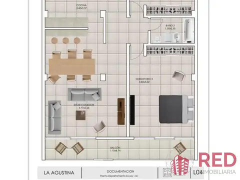 Departamento en Venta de 2 dormitorios