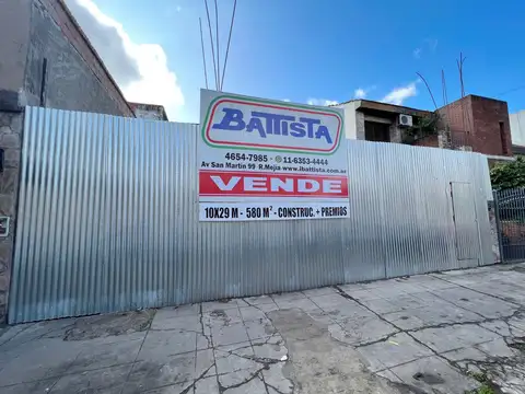 Terreno - Venta - Argentina, Ramos Mejía - AV. SAN MARTIN 1020