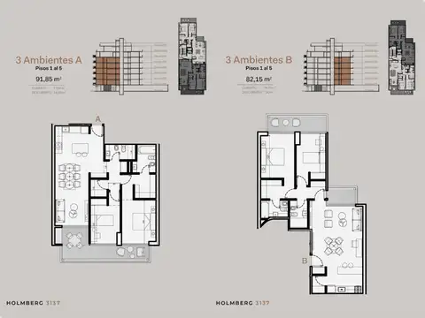 Especatacular emprendimiento de 3 ambientes. Venta en POZO
