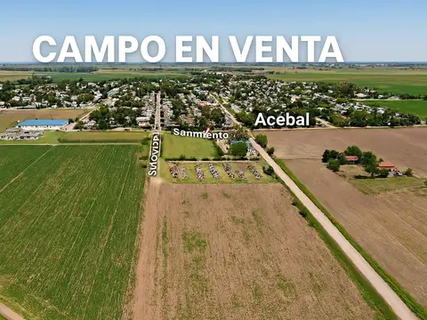 Campo en venta en Acebal – 6,800 hectáreas con potencial urbano y agrícola