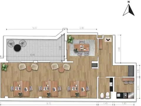 VENTA - Oficina en construcción - Centro, Rosario. Santa Fe