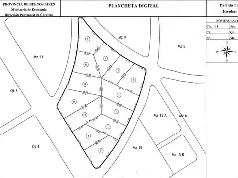 Las Araucarias e/ Los Fresnos y Arrayanes